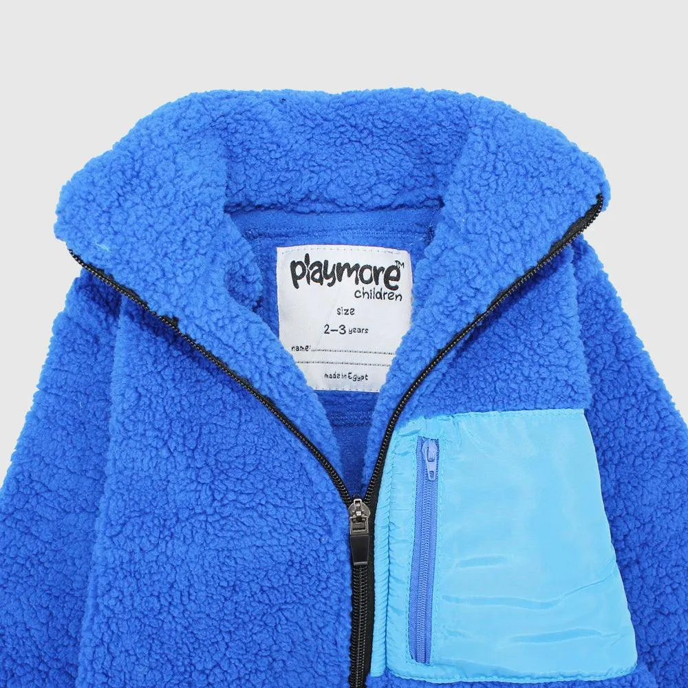 Unisex Blue Fur Jacket