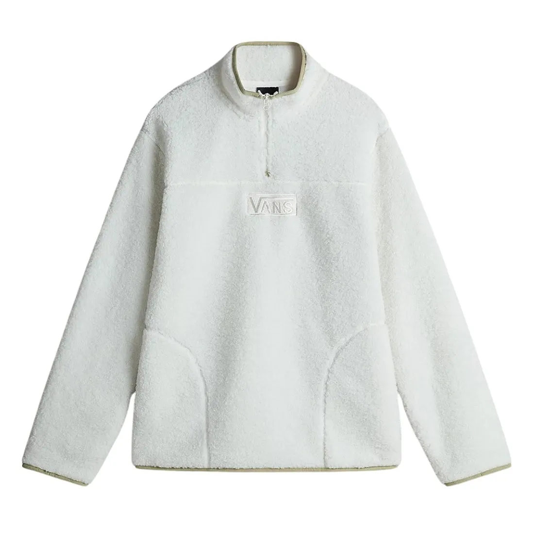 Vans Boxed Sherpa Quarter Zip Fleece - Marshmallow