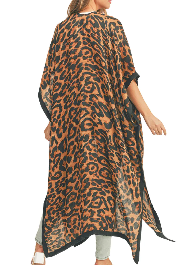 Wild One Leopard Kimono