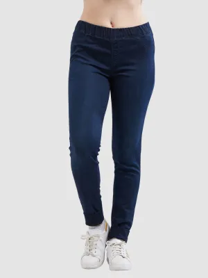 Women Mid-Rise Skinny Fit Denim Legging