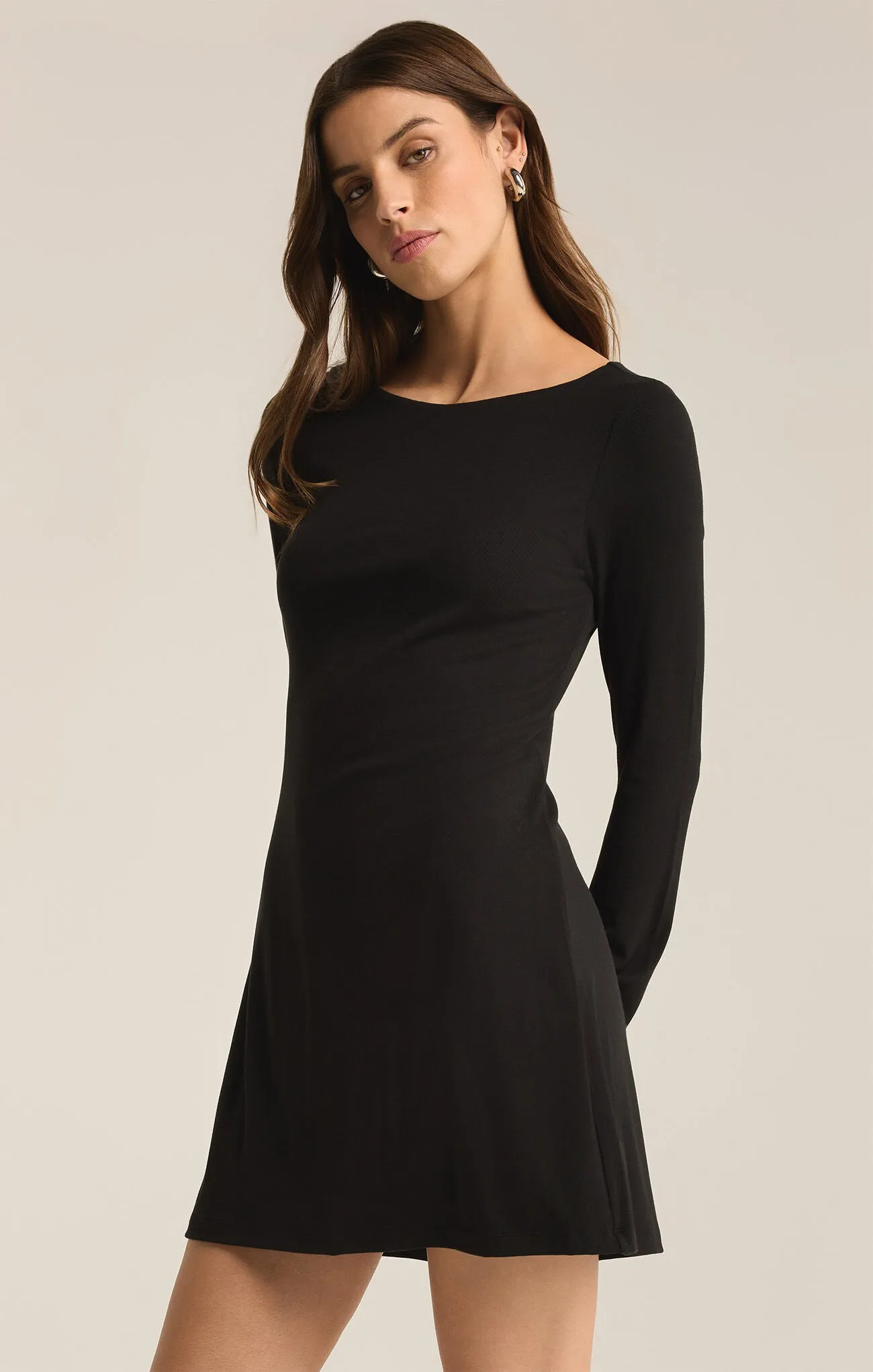 Z Supply Lola Mini Dress Black